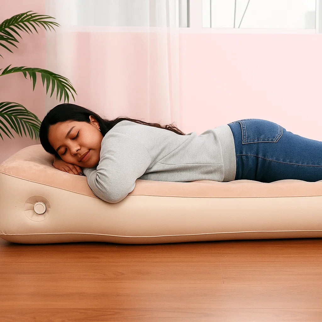 BellyCloud Rest™ – Descanso boca abajo sin dolor